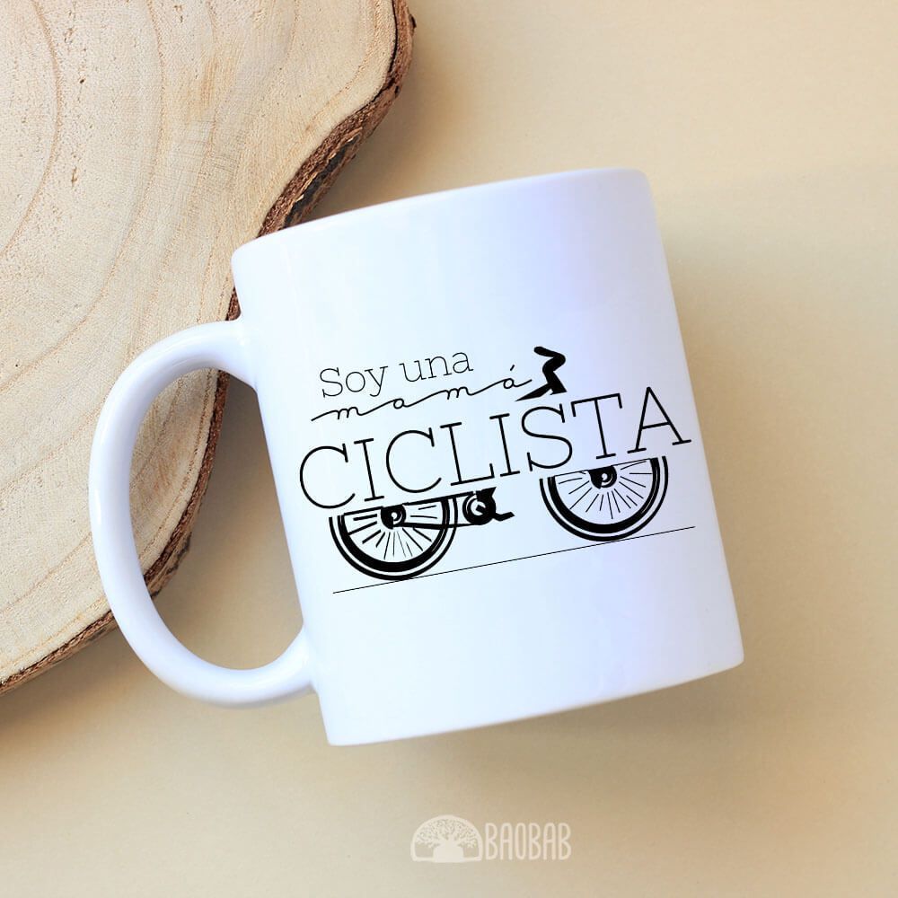 Taza “Soy una mamá ciclista”