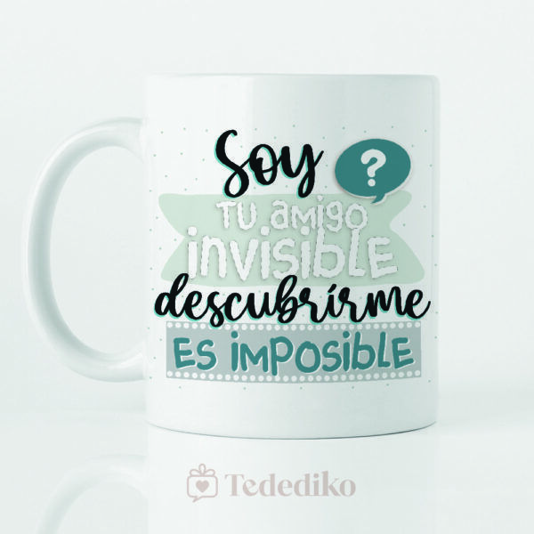 Taza para Amigo Invisible | Regalo Único y Original