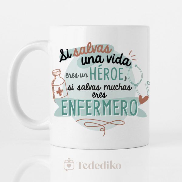 Taza si héroe enfermería