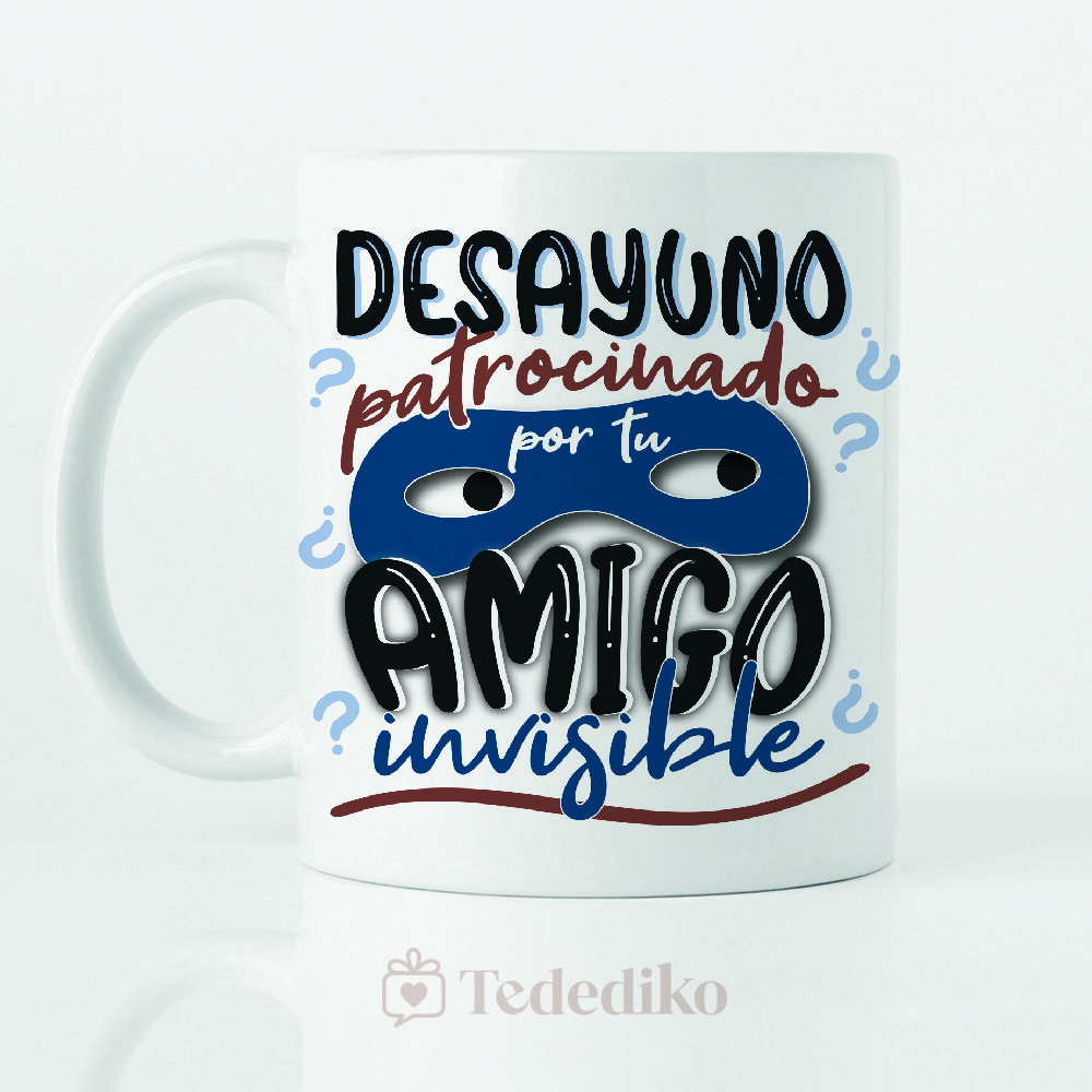 Taza - Desayuno patrocinado por tu AMIGO INVISIBLE