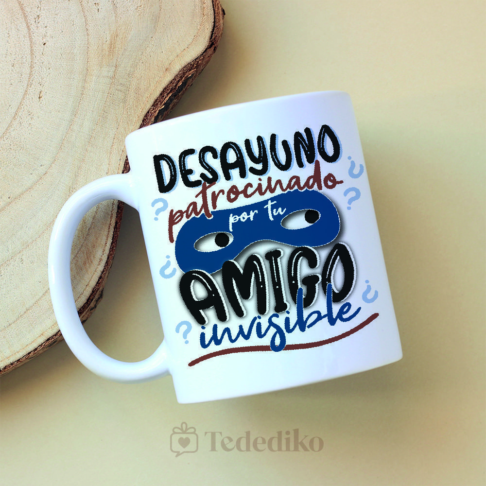 Taza - Desayuno patrocinado por tu AMIGO INVISIBLE - Imagen 2